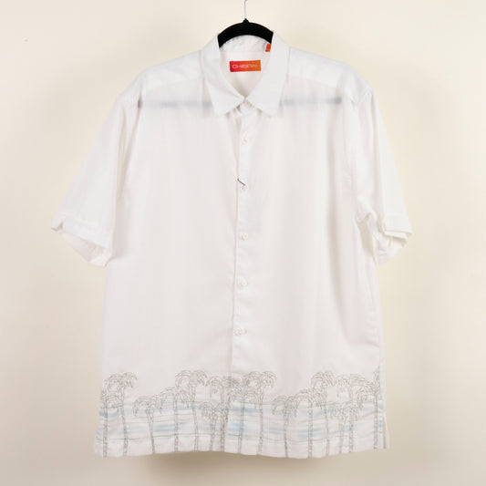 Camisa Hawaiana Blanco (G) Chispa