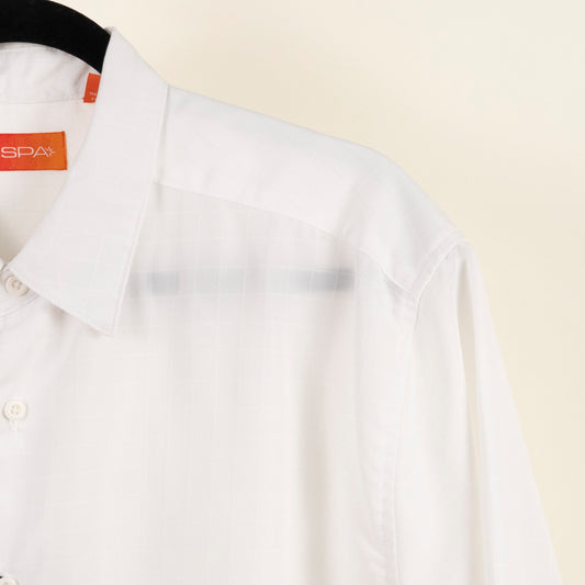 Camisa Hawaiana Blanco (G) Chispa