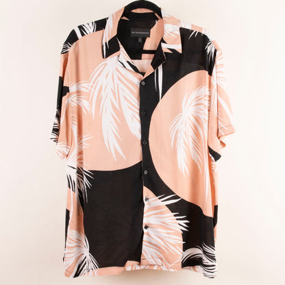 Camisa hawaiana negro (M) NO BOUNDARIES
