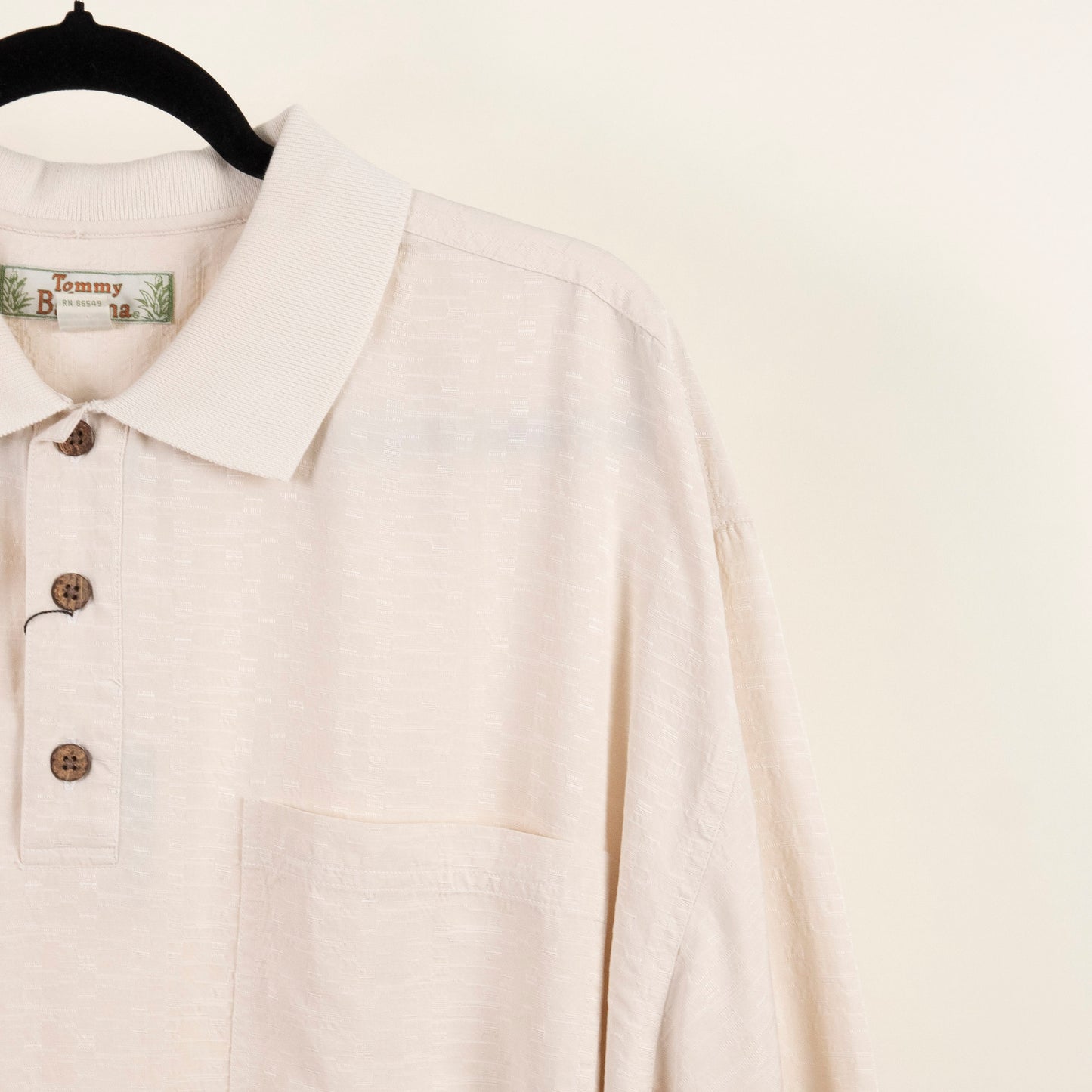 Camisa Estampada Beige  (L) Tommy Bahama