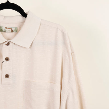 Camisa Estampada Beige  (L) Tommy Bahama