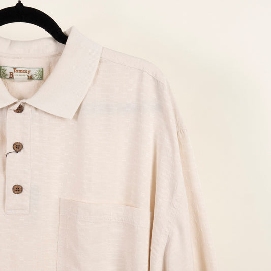 Camisa Estampada Beige  (L) Tommy Bahama