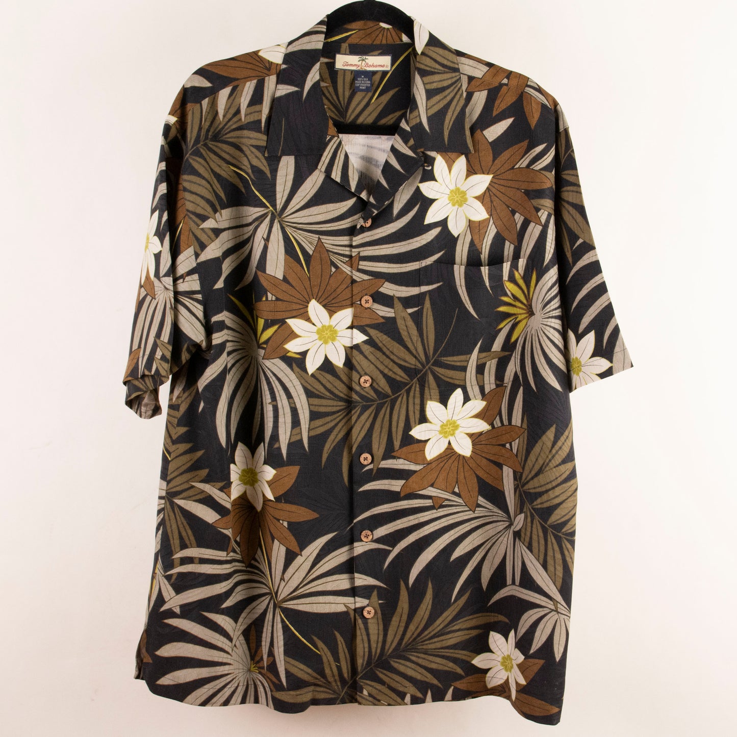 Camisa hawaiana negro (M) Tommy Bahama