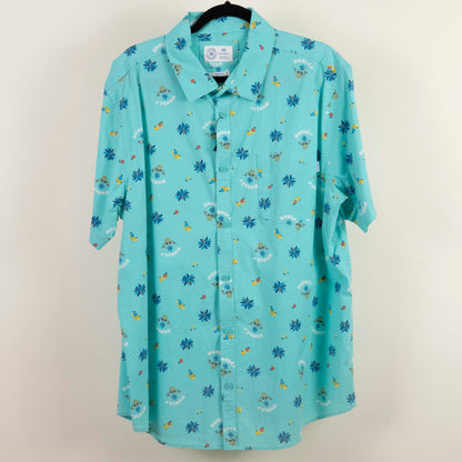 Camisa Estampada Azul (2XL) Hurley