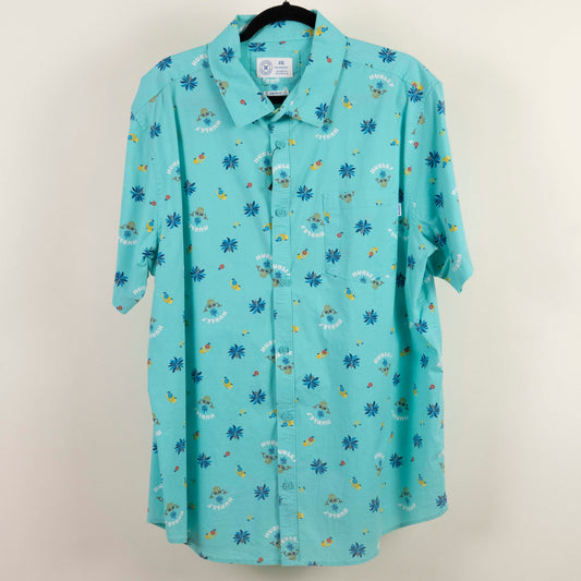 Camisa Estampada Azul (2XL) Hurley