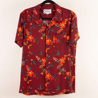 Camisa hawaiana rojo (S) Aéropostale