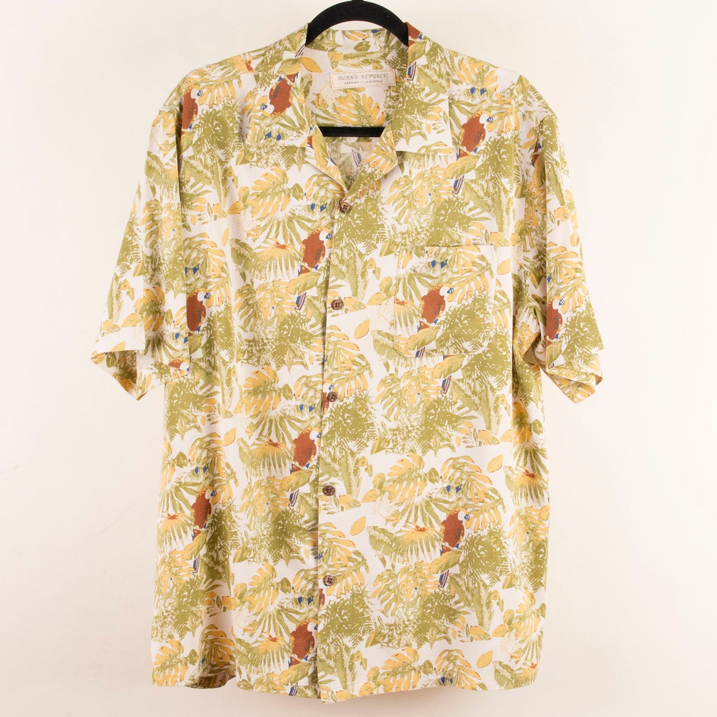 Camisa hawaiana beige (XL) Island Republic