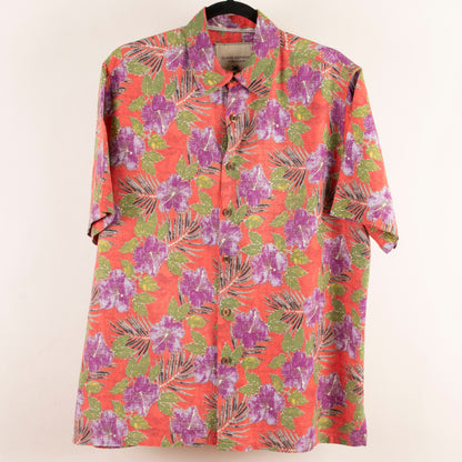 Camisa hawaiana naranja (L) Island Republic