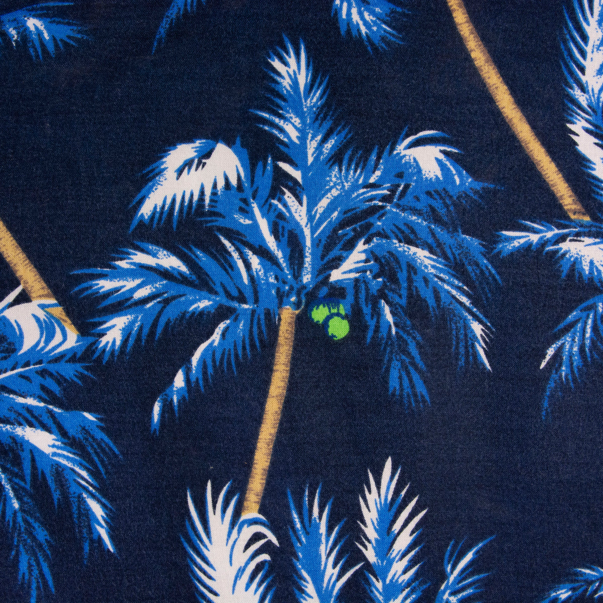 Camisa hawaiana azul marino (S) Puritan