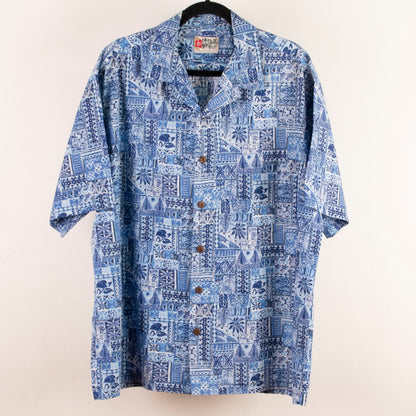 Camisa hawaiana azul (XL) The Hawaiian Original