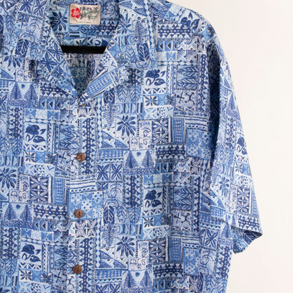 Camisa hawaiana azul (XL) The Hawaiian Original