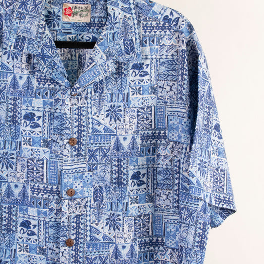 Camisa hawaiana azul (XL) The Hawaiian Original
