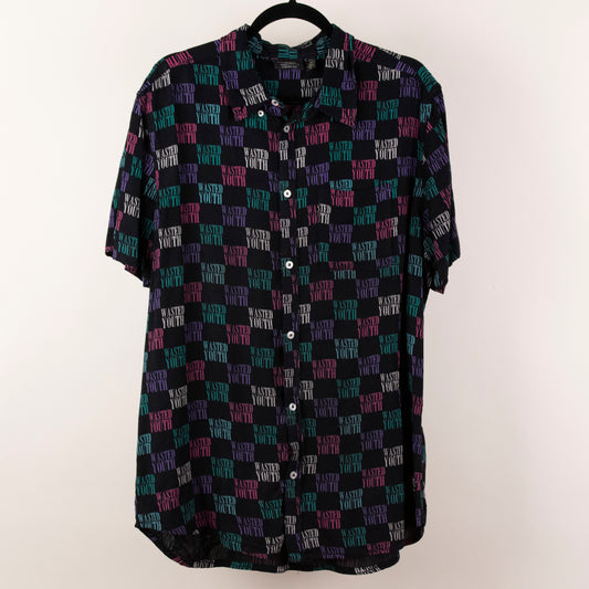 Camisa hawaiana negro (L) WESC