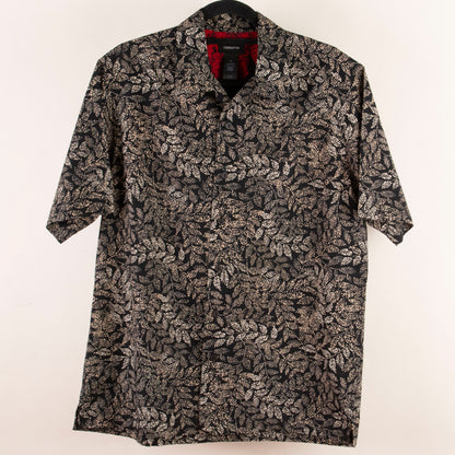 Camisa estampada negro (M) Claiborne