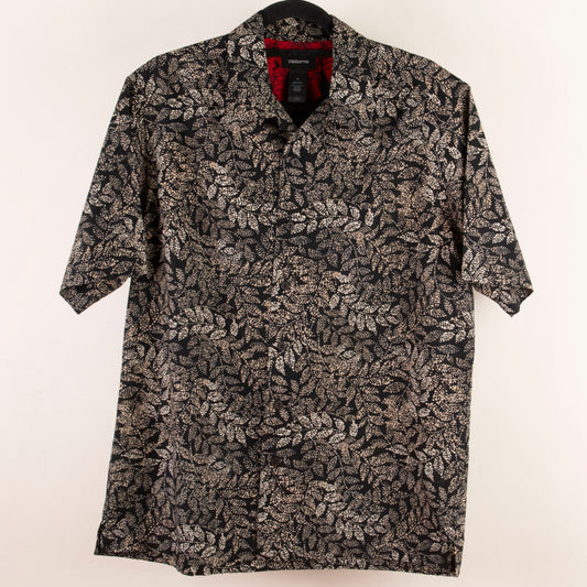 Camisa estampada negro (M) Claiborne