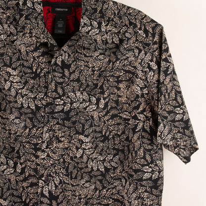 Camisa estampada negro (M) Claiborne