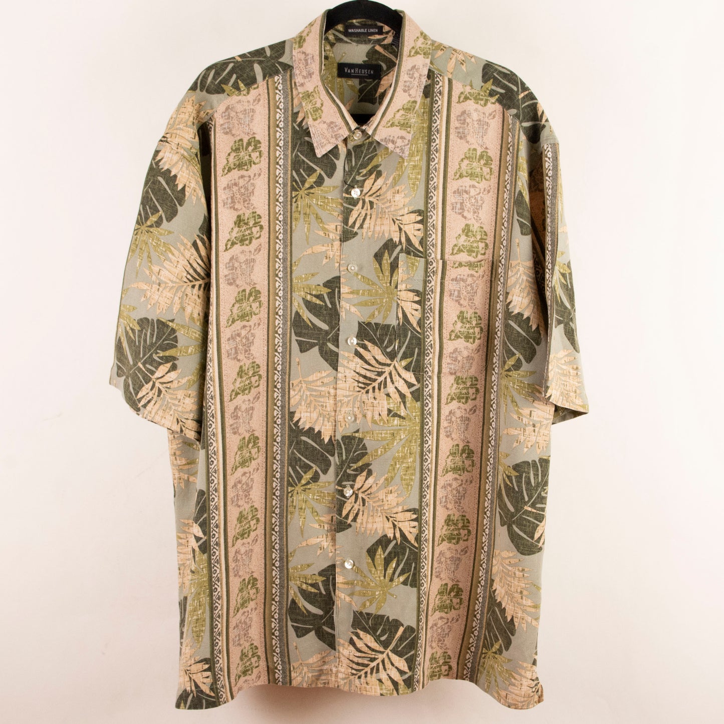 Camisa hawaiana verde (XL) Van Hausen
