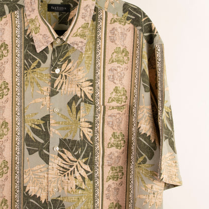 Camisa hawaiana verde (XL) Van Hausen