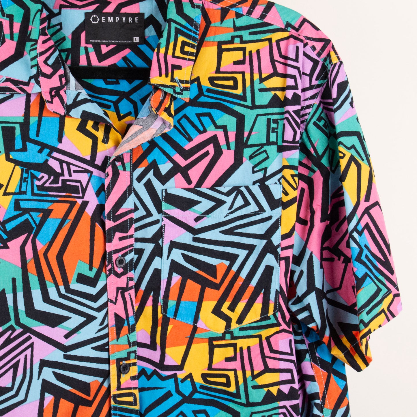 Camisa estampada multicolor (L) Empyre
