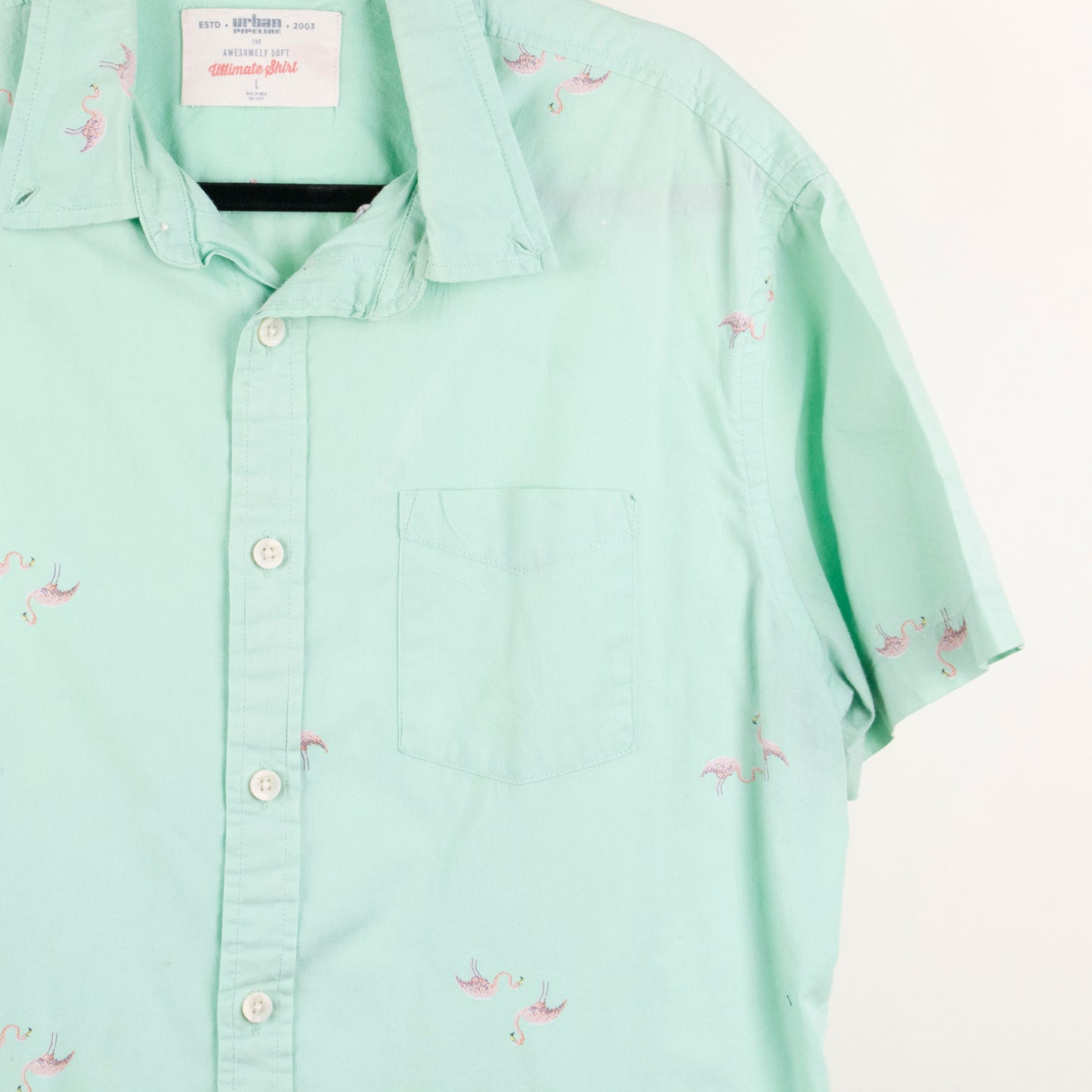 Camisa hawaiana verde (L) Urban Pipeline