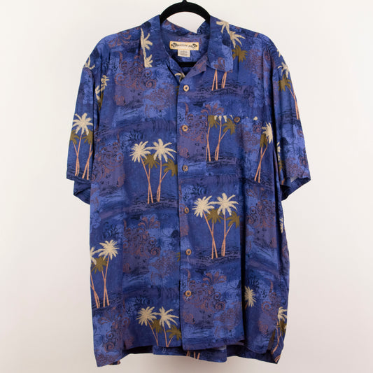 Camisa hawaiana azul (L) Montego Joe