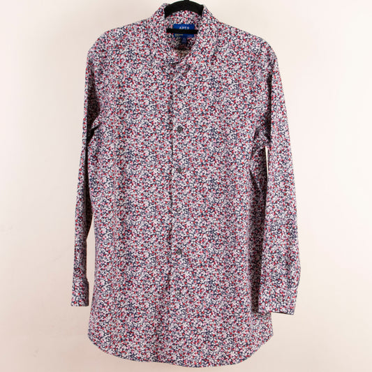 Camisa estampada azul marino (L) APT.9