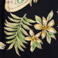 Camisa hawaiana negro (S) Batik Bay