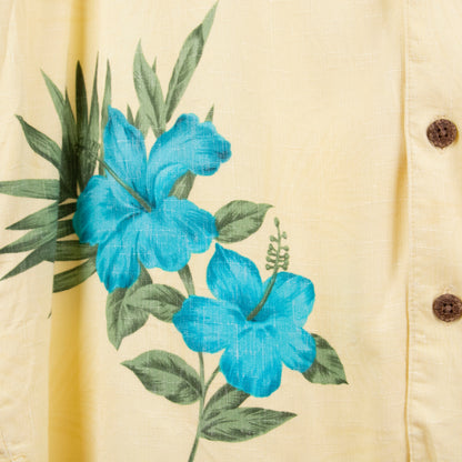 Camisa hawaiana amarilla (L) Caribbean Joe