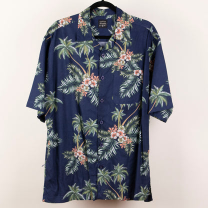 Camisa hawaiana azul (XL) Cotton Traders