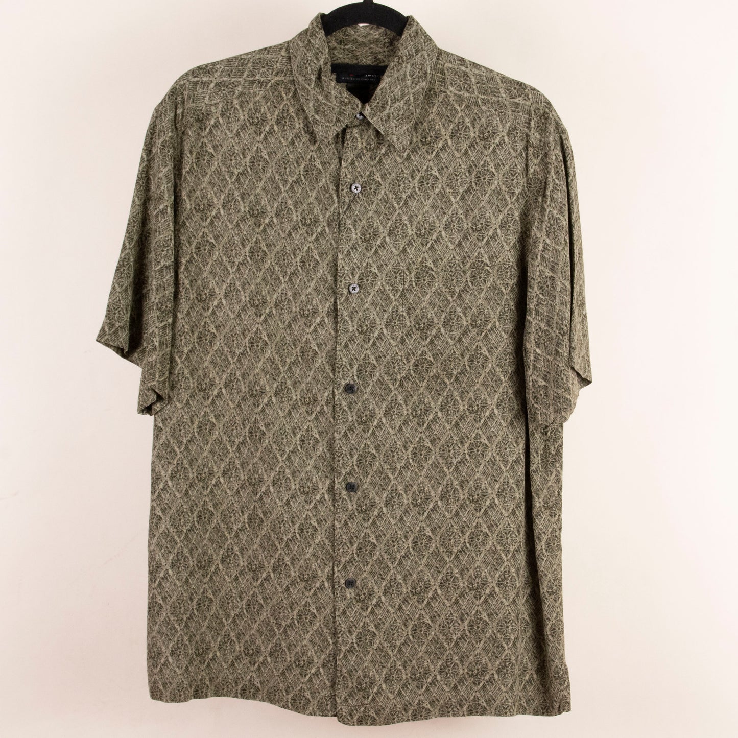 Camisa estampada verde (M) axcess/men