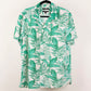 Camisa hawaiana verde (M) Banana Republic