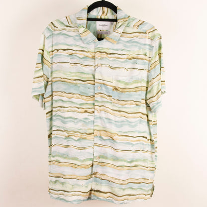 Camisa estampada azul (M) Goodfellow