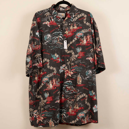 Camisa Hawaiana Gris (3XL) ReynSpooner