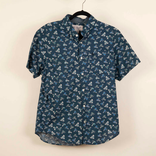 Camisa Estampada Azul (M) Penguin