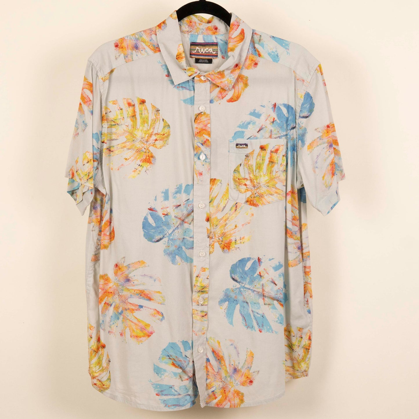 Camisa Estampada Gris (L) RVCA