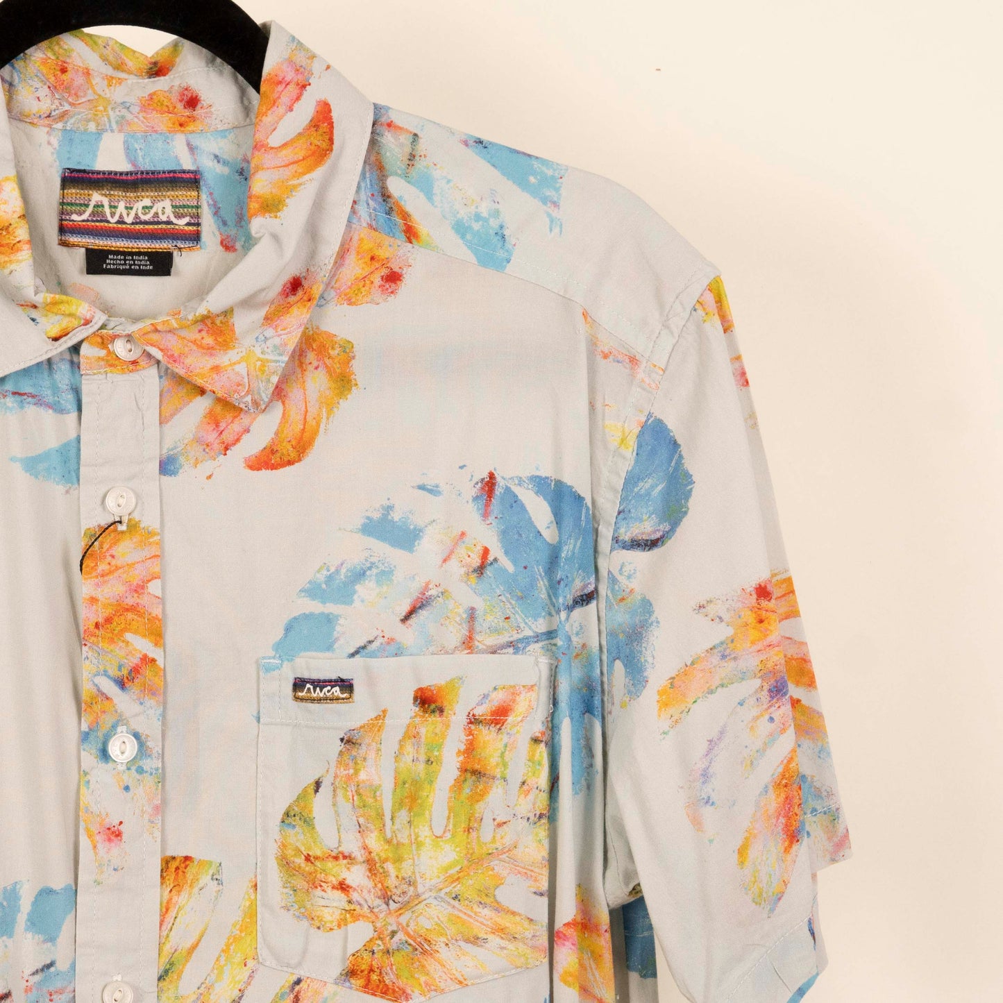 Camisa Estampada Gris (L) RVCA