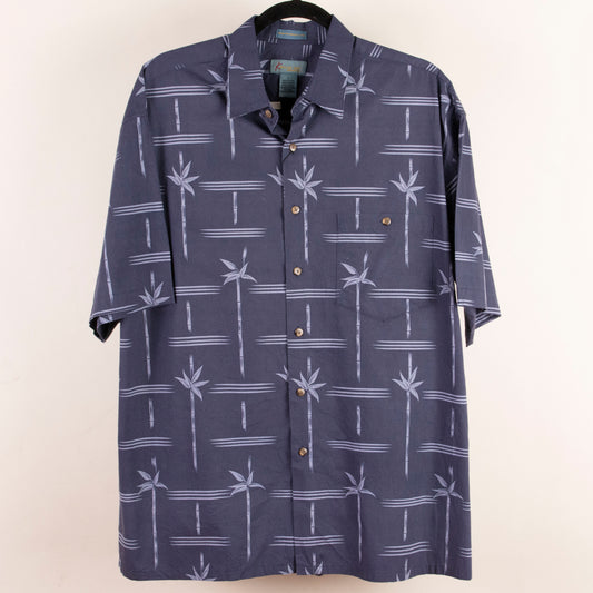 Camisa estampada gris (L) Kaylua Bay