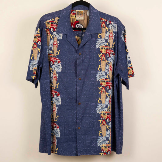 Camisa Hawaiana Azul (XL) Winnie Fasion