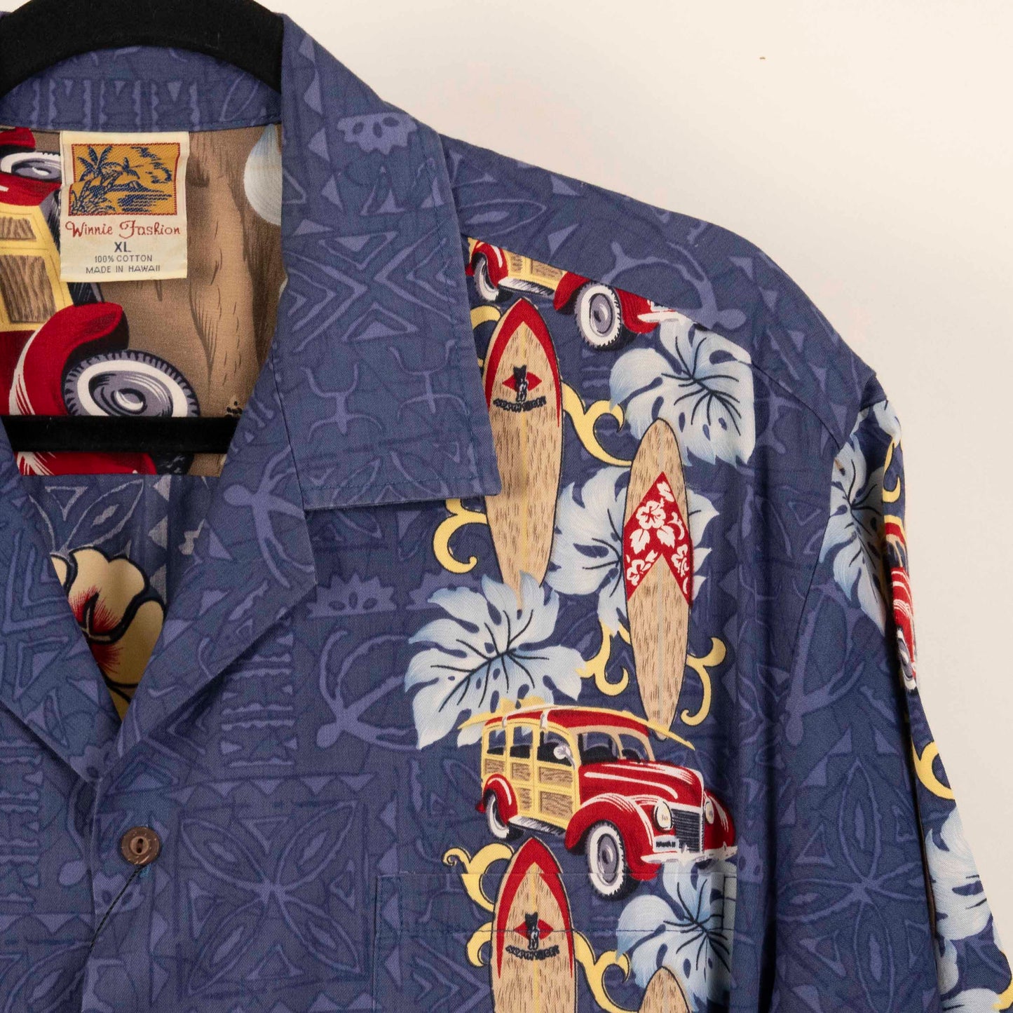 Camisa Hawaiana Azul (XL) Winnie Fasion
