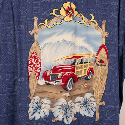 Camisa Hawaiana Azul (XL) Winnie Fasion