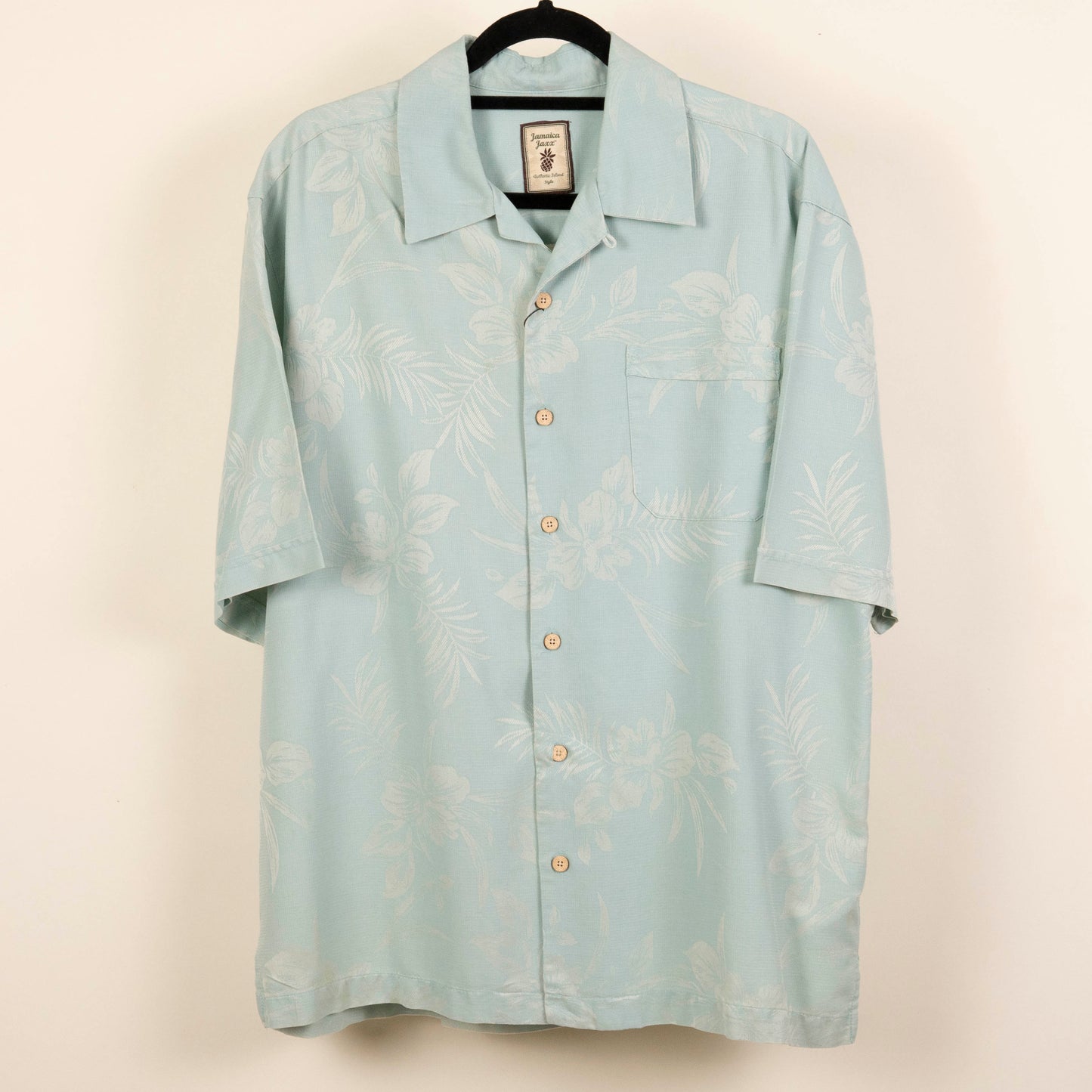 Camisa Hawaiiana Menta (M) Jamaica Jaxxx