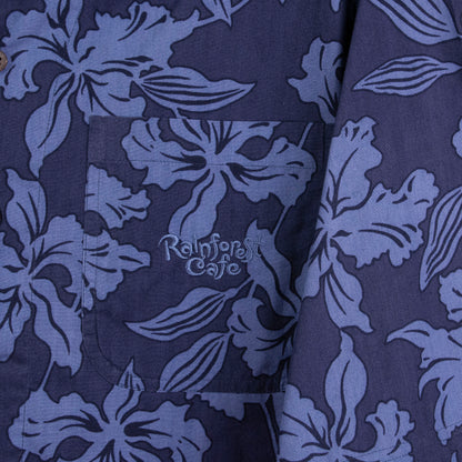 Camisa hawaiana azul (L) Rainforest Cafe