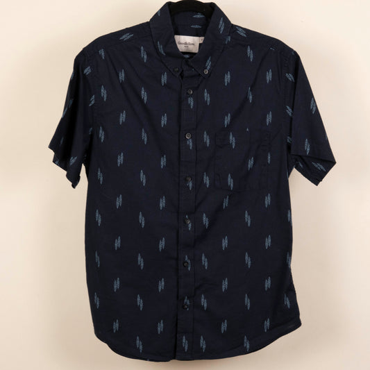 Camisa Estampada Azul (M) Goodiellow