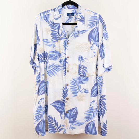 Camisa hawaiana blanca (XL) George