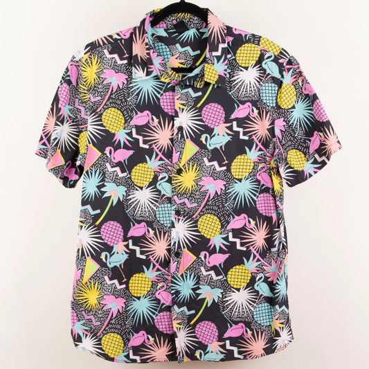 Camisa hawaiana gris (L) Neff