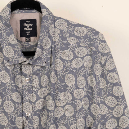 Camisa Estampada  Azul (XL) Artisthy In Motion