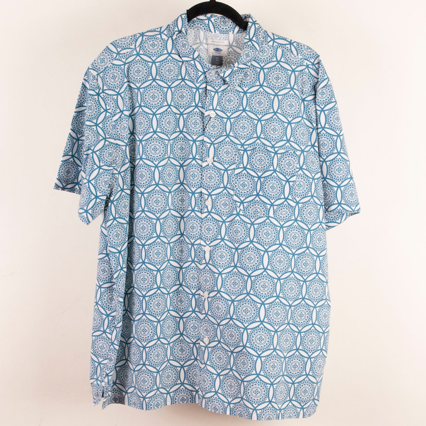 Camisa estampada azul (XL) Old Navy