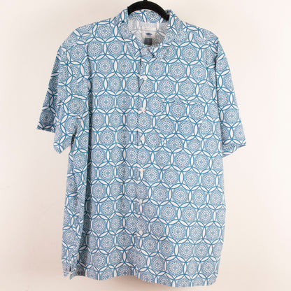 Camisa estampada azul (XL) Old Navy