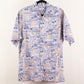 Camisa hawaiana azul (M) Campia