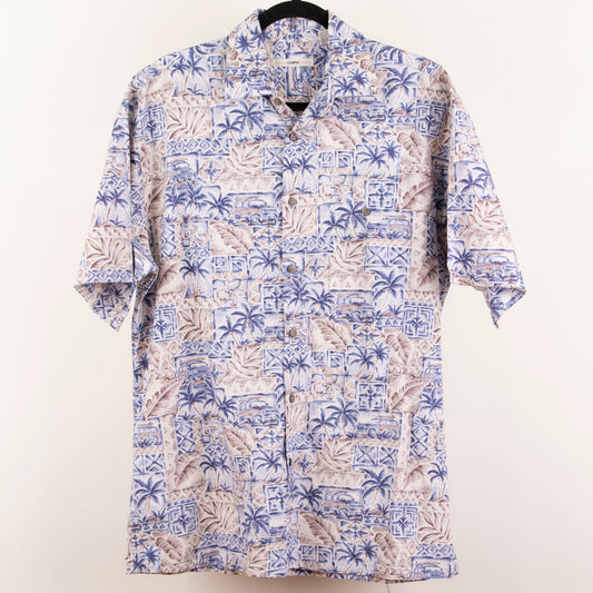 Camisa hawaiana azul (M) Campia